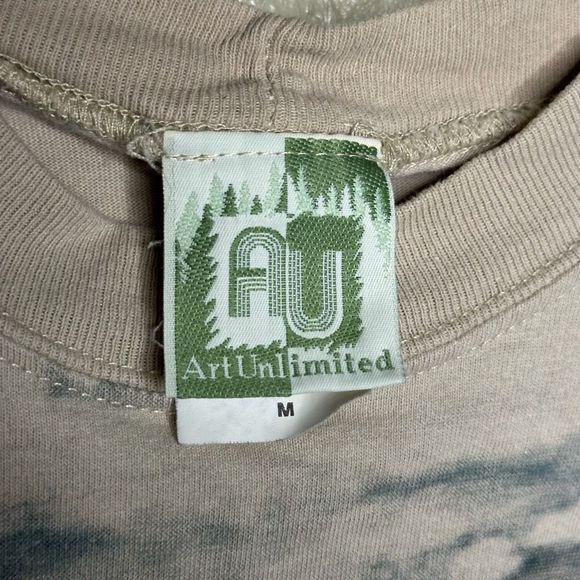 Vintage 90s Wild Horses AOP T Shirt Medium - Picture 6 of 6